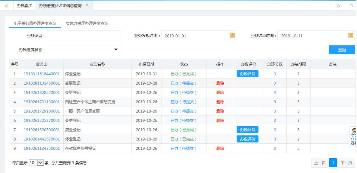 鄭州經(jīng)開區(qū)停業(yè)登記網(wǎng)上辦理流程辦稅進度及結(jié)果信息查詢